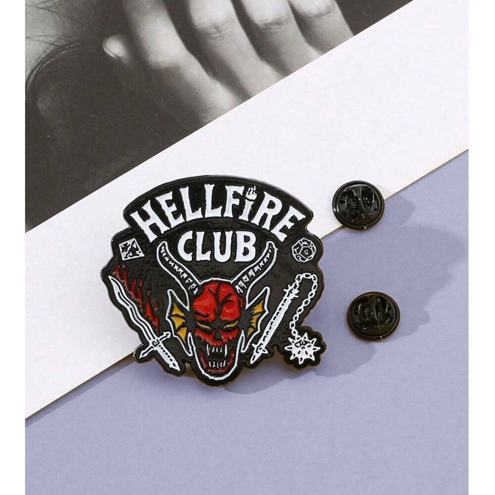 Stranger Things - Hellfire Club - Large Enamel Pin